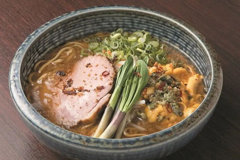 元気のでるみそラーメンDX。ラーメン札幌一粒庵、一番人気はコレ。
