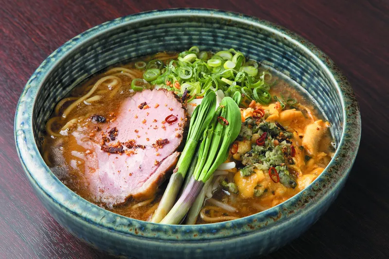 元気のでるみそラーメンDX。ラーメン札幌一粒庵、一番人気はコレ。